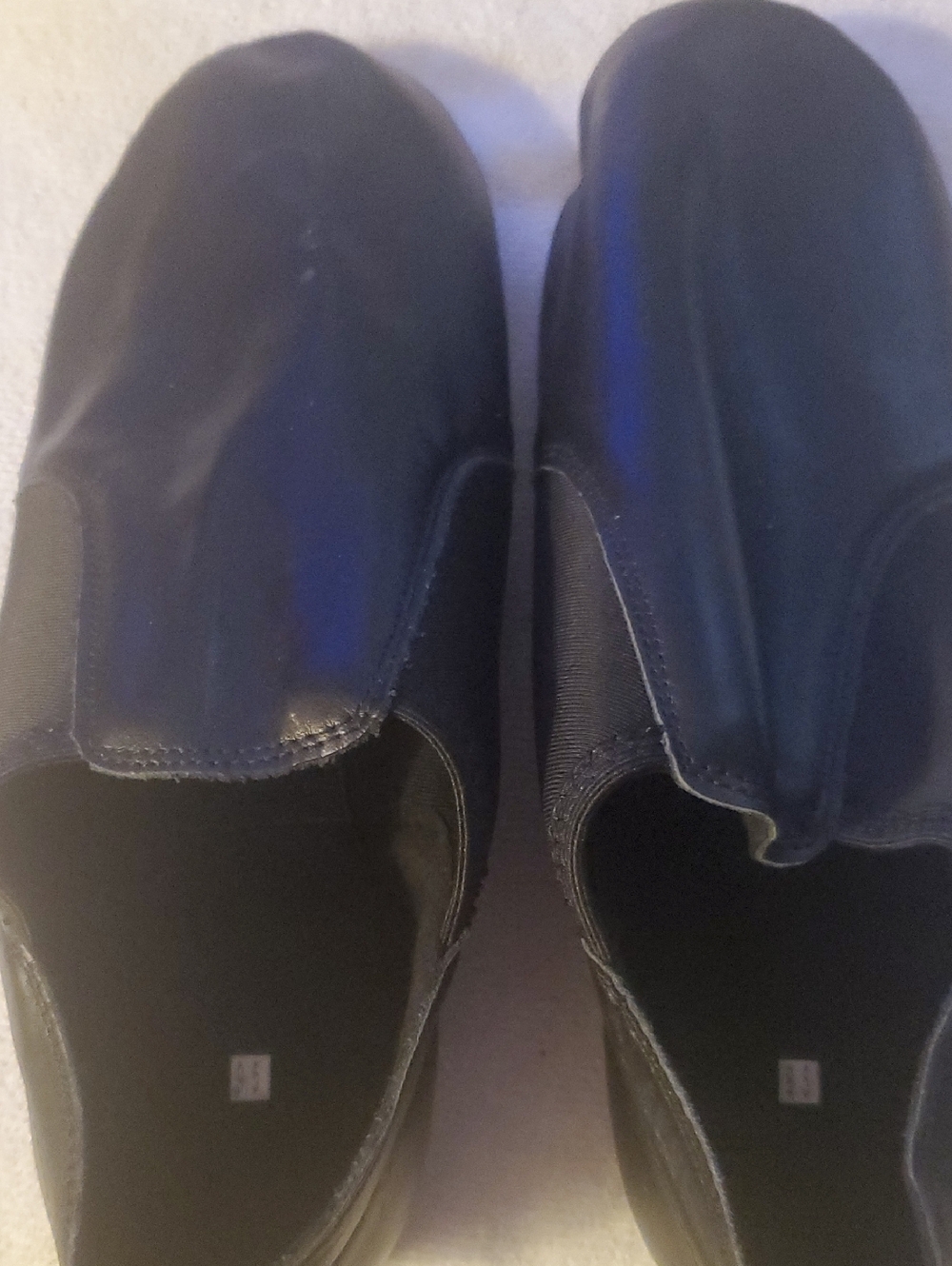 Black Slip-On Casual Shoes
